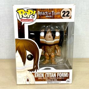 Funko Pop Attack on Titan Eren Jaeger Form 22 Vinyl Figure Toy Anime